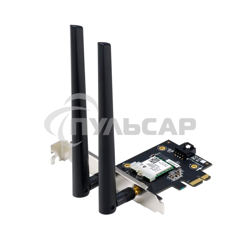 Сетевой адаптер ASUS PCE-AX1800 WIFI 802.11ax, 2402 + 574Mbpsб PCI-E Adapter, 2 антенны; 90IG07A0-MO0B00