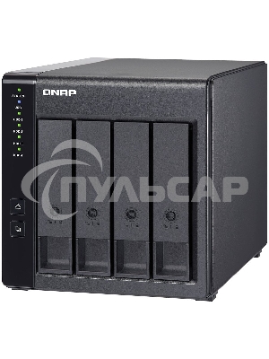 Полка расширения сетевого хранилища без дисков channel QNAP DAS TR-004 4 Bay 2.5/3.5 SATA Type-C USB 3.1 Gen 1 (5 Gb/s ) Direct Attached Storage with Hardware RAID