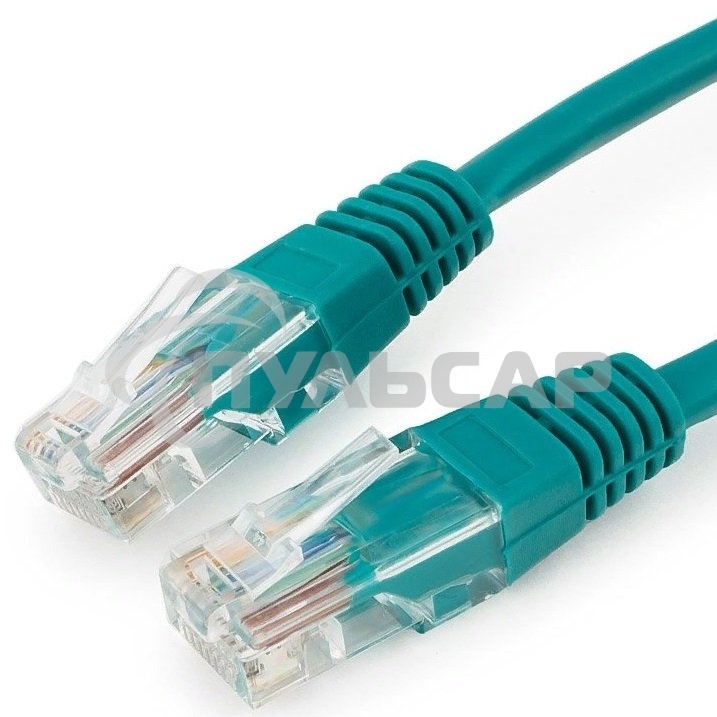 Патч-корд UTP Cablexpert кат.5e 0.25м, литой, многожильный, зеленый