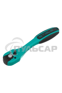 Ключ-трещотка Stels 1/4, 72 зуба, с быстрым сбросом, CrV, 2-х ком. рукоятка