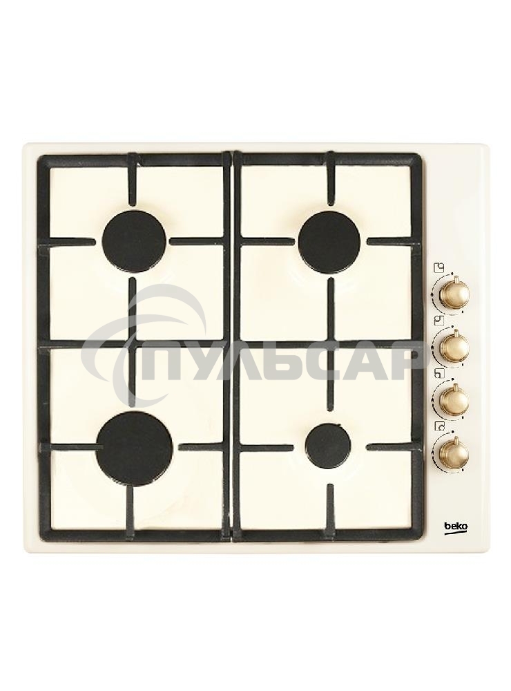 Газовая варочная панель Beko HIZG 64125 CR, Бежевый