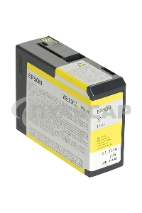Струйный картридж Epson C13T580400 для Stylus Pro 3800 80 мл желтый