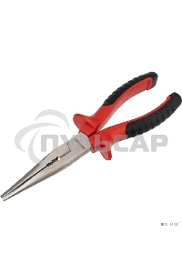 Тонкогубцы Rexant 200 мм никелированные, двухкомпонентные рукоятки