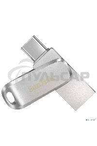 Флешка USB 256 Gb SanDisk Ultra Dual Luxe, USB 3.1 - USB Type-C