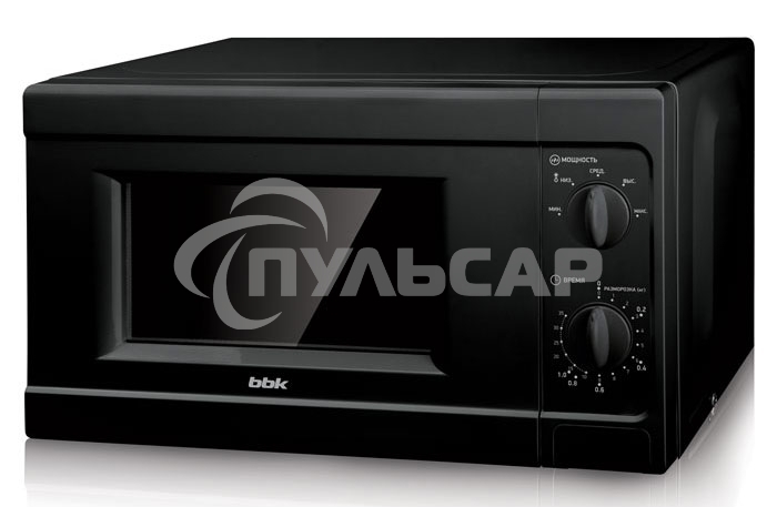 Микроволновая печь BBK 20MWS-709M/B черный, 20 л, 700 Вт, поворотный механизм