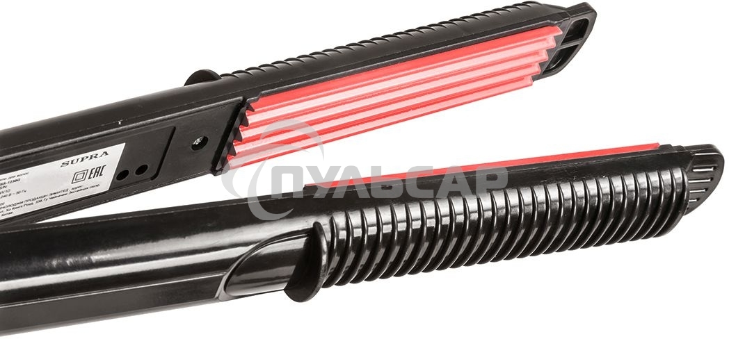 Щипцы Supra HSS-1231G макс.темп.:200С покрытие:керамическое черный/розовый