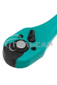 Ключ-трещотка Stels 1/4, 72 зуба, с быстрым сбросом, CrV, 2-х ком. рукоятка