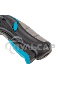 Нож,ремонтно-монтажный.трехкомп.рук-ка,авто выброс/возврат лезвия пистол типа,170мм, 5 з.л Gross