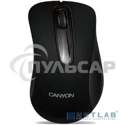 Мышь проводная Canyon CM-2 черный, 800 dpi, USB, кнопки - 3