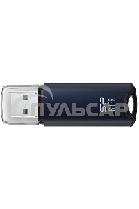 Флешка USB R/W 64 Gb Silicon Power Marvel M02, USB 3.2, синий