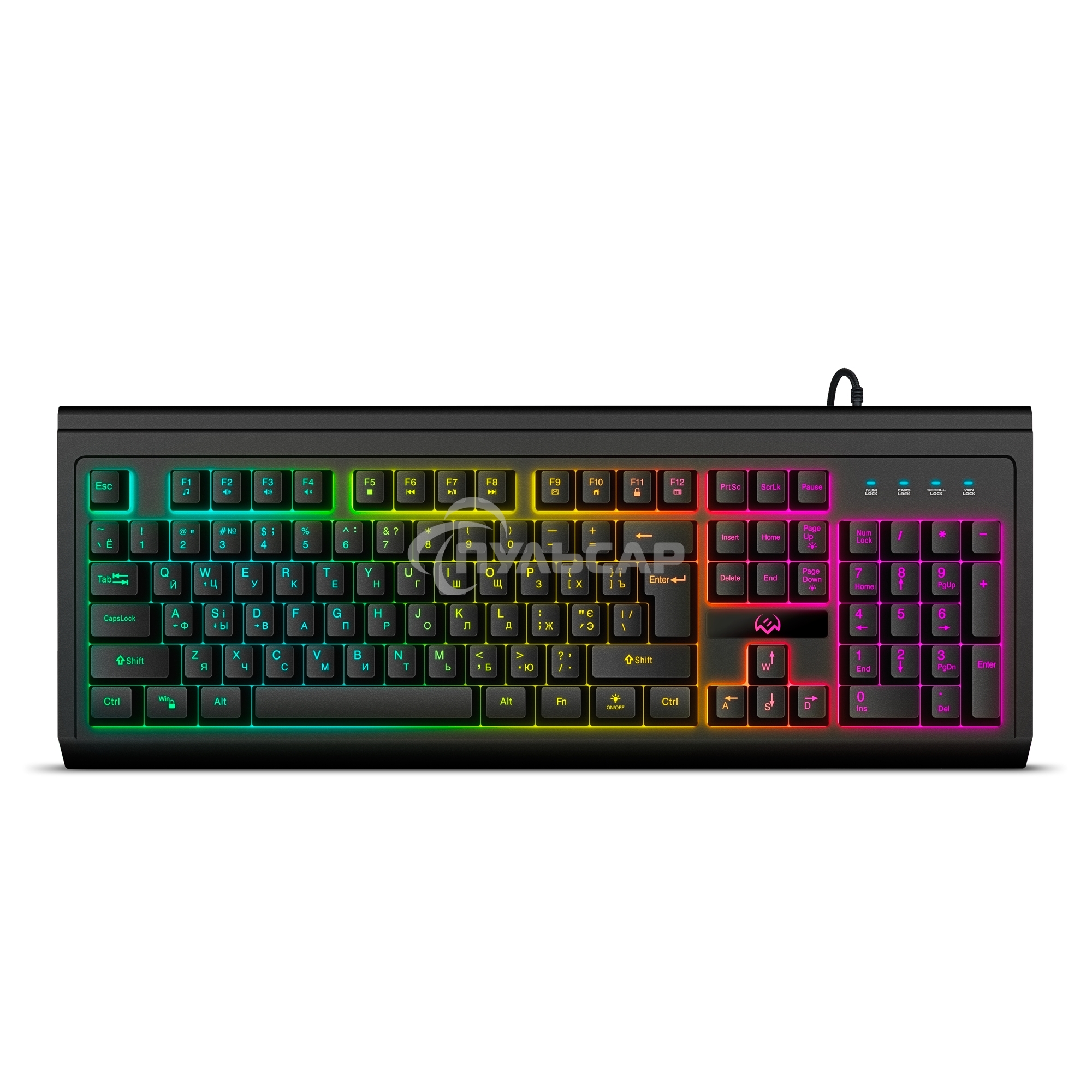 Клавиатура проводная SVEN KB-G8400 USB, черный