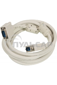 Кабель SVGA Ningbo CAB016S-10F VGA HD15 (m)/VGA HD15 (m) 3м феррит.кольца