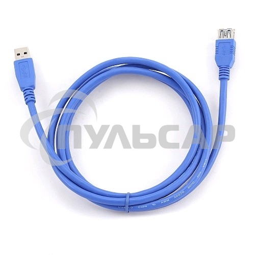 Кабель Gembird PRO CCP-USB3-AMAF-6, USB 3.0 кабель удлинительный 1.8м AM/AF позол. контакты, пакет