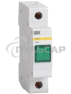 Лампа сигнальная ЛС-47 зел. ИЭК MLS10-230-K06