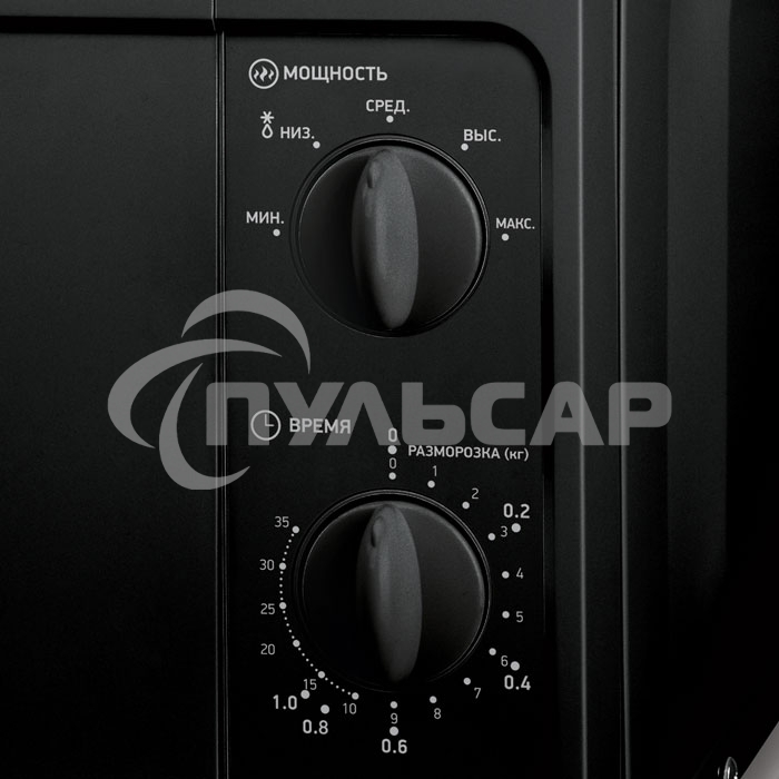 Микроволновая печь BBK 20MWS-709M/B черный, 20 л, 700 Вт, поворотный механизм