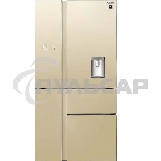 Холодильник Sharp SJWX99ACH бежевый четырехкамерный 423/227 л морозилка снизу