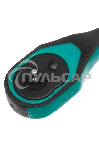 Ключ-трещотка Stels 1/4, 72 зуба, с быстрым сбросом, CrV, 2-х ком. рукоятка