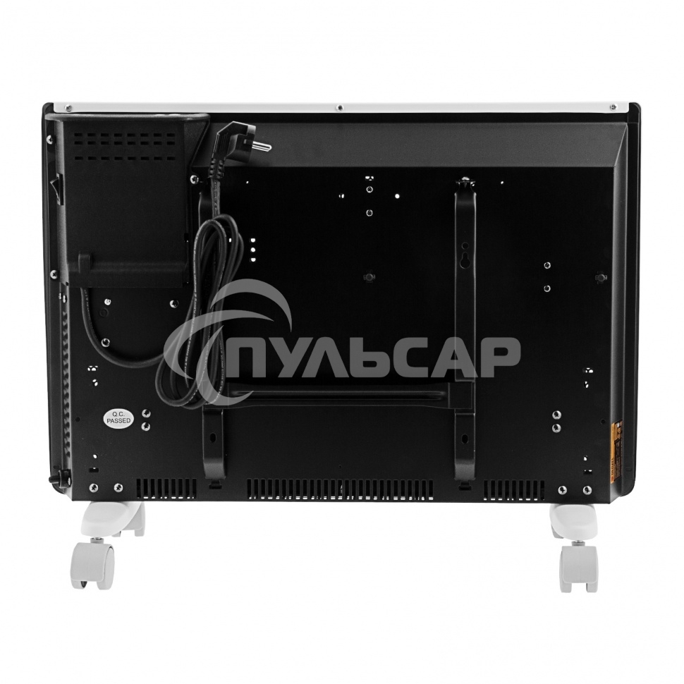 Конвектор гибридный Denzel HybridX-1500 белый, 1500 Вт, 25 м2, термостат, дисплей