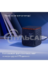 Умная колонка Яндекс Станция Миди, ZigBee, 24Вт, с голосовым ассистентом Алиса на YaGPT, черный