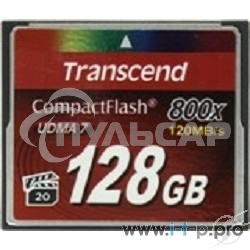 Флеш карта CF 128Gb, Transcend Ultra Speed 800X