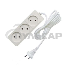 Удлинитель быт. ТМ Союз 2200 Вт 3гн. ПВС 3м 481S-1303