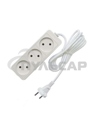 Удлинитель быт. ТМ Союз 2200 Вт 3гн. ПВС 3м 481S-1303