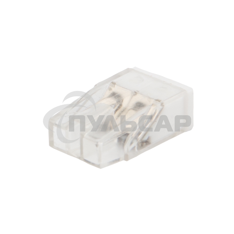 Экспресс-клемма с пастой Rexant СМК 2273-242, 2-проводная 0.5-2.5 мм², прозрачная (100 шт./уп.)