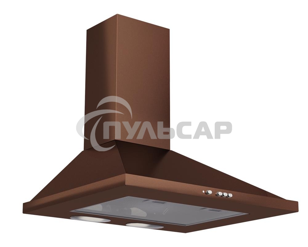 Вытяжка каминная Elikor Оптима 50П-400-К3Л медный, 50 см, 400 куб. м/ч, 55 дБ