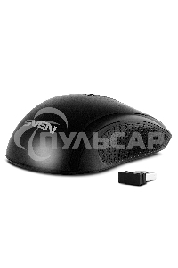 Мышь беспроводная SVEN RX-220W черный, 1600 dpi, радиоканал, USB, кнопки - 4