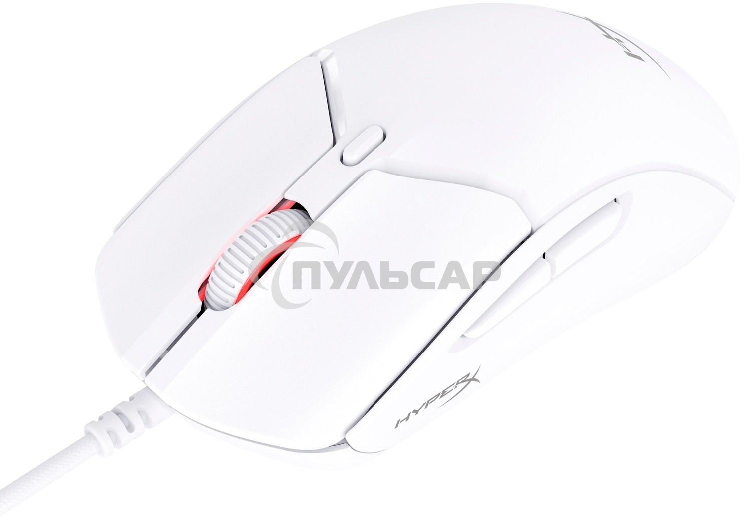 Мышь проводная HyperX Pulsefire Haste 2 белый, 26000 dpi, USB, кнопки - 6