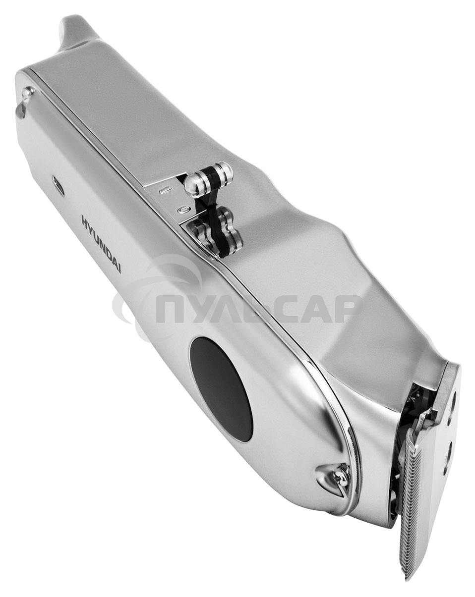Машинка для стрижки Hyundai H-HC7111 серебристый/черный 3Вт (насадок в компл:3шт)