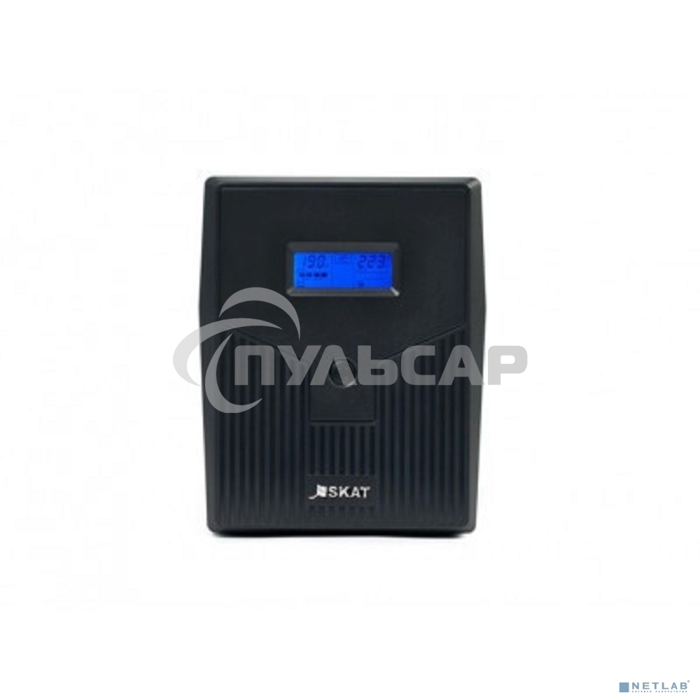 Источник бесперебойного питания SKAT-UPS 2000/1200 220В 1200Вт 2 АКБ 9А·ч внутр. меандр. стабилизация напряжения