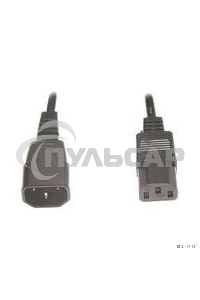 Кабель Кабель питания сист.блок-монитор Gembird 3.0м, черный, с зазем., пакет PC-189-10