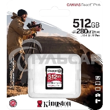 Флеш карта SDXC Kingston SDR2V6/512Gb Canvas React Plus w/o adapter 512Gb