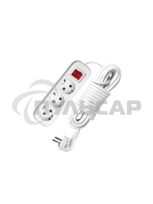 Удлинитель 3х2м с заземл. 16А IP20 S-303 с выкл. ПВС 3х1 UNIVersal 9634418