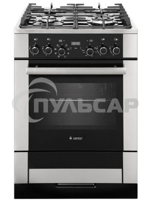 Плита комбинированная Gefest ПГЭ 6502-03 0284 черный, конфорок 4 газовых, духовка 55 л, 60 см x 85 см x 60 см