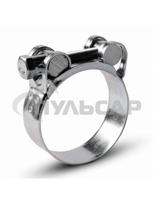 Хомут силовой Rexant 26-28-0,8мм, (10 шт/уп)