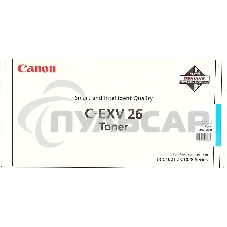 Картридж лазерный CANON C-EXV26 для iRC 1021i голубой (туба 6000стр)