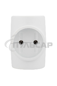 Тройник электрический без заземления 220 В, 6A Rexant