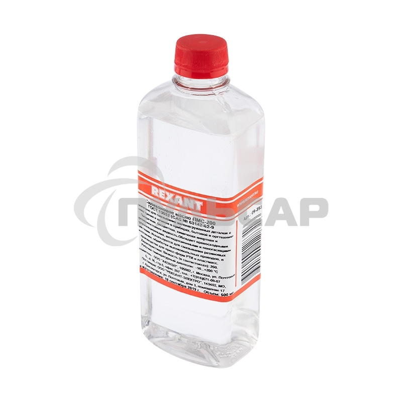 Силиконовое масло Rexant, ПМС-200, 500 мл, флакон, (Полиметилсилоксан)