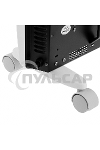 Конвектор гибридный Denzel HybridX-1500 белый, 1500 Вт, 25 м2, термостат, дисплей