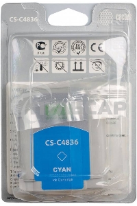 Картридж струйный Cactus CS-C4836 голубой (29 ml) для №11 HP 2000/2500/1000/1100/1200