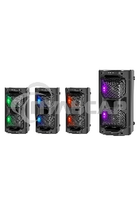 Портативная акустика Defender Rage 50 Вт Light/BT/FM/USB/LED/TWS черный