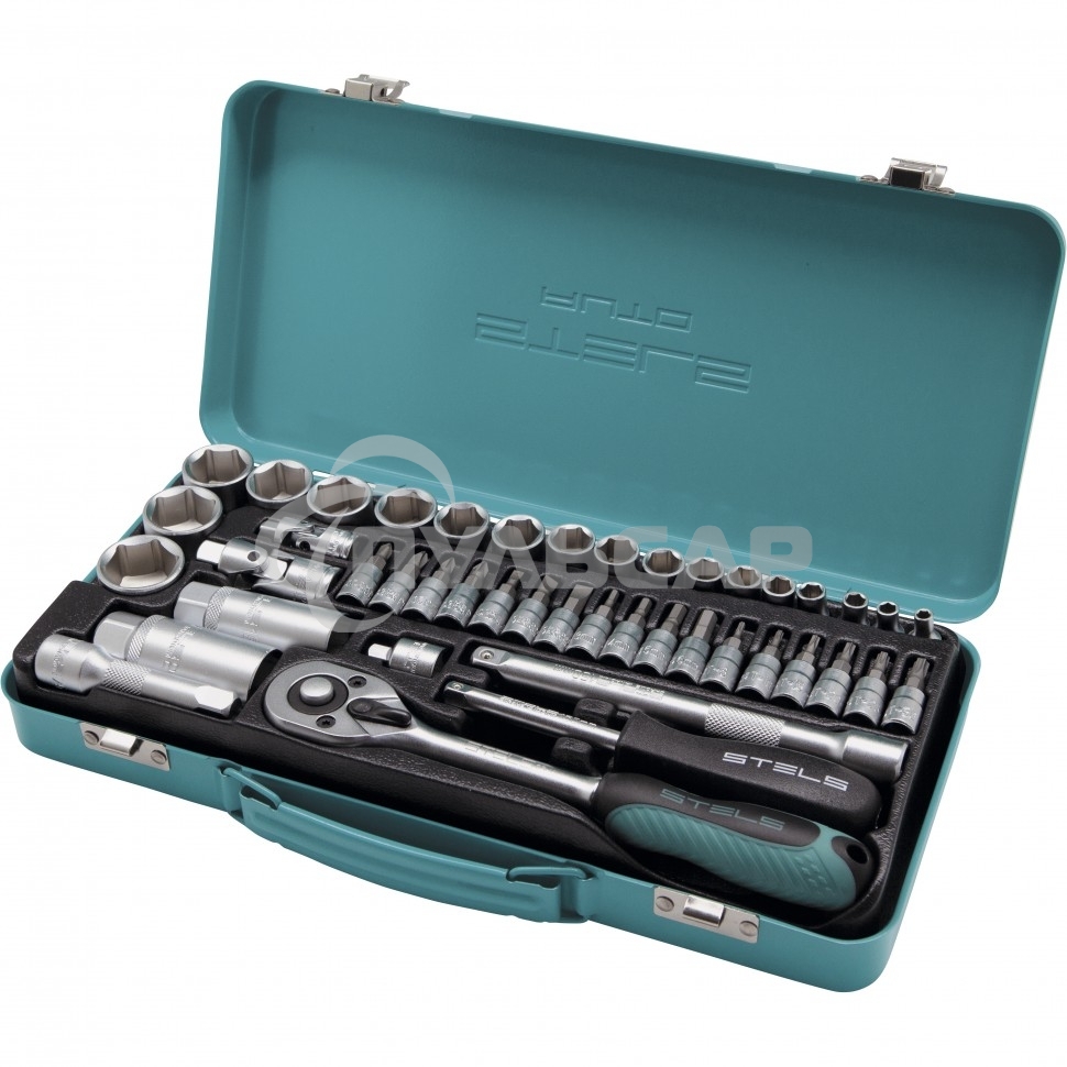 Набор торцевых головок с трещоткой, 1/4