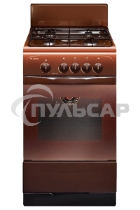 Плита газовая Gefest ПГ 3200-08 К19 коричневый, конфорок 4 шт, духовка 42 л, 50 см x 85 см x 53 см