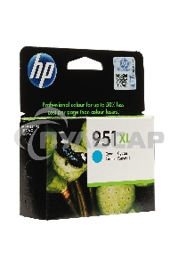 Картридж струйный HP 951XL CN046AE голубой для HP OJ Pro 8100/8600 (1500стр.)