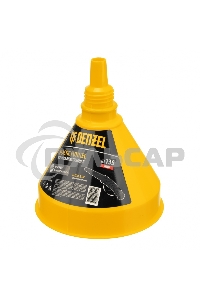 Воронка пластиковая Denzel 135 мм с металлическим ситом и гибким наконечником