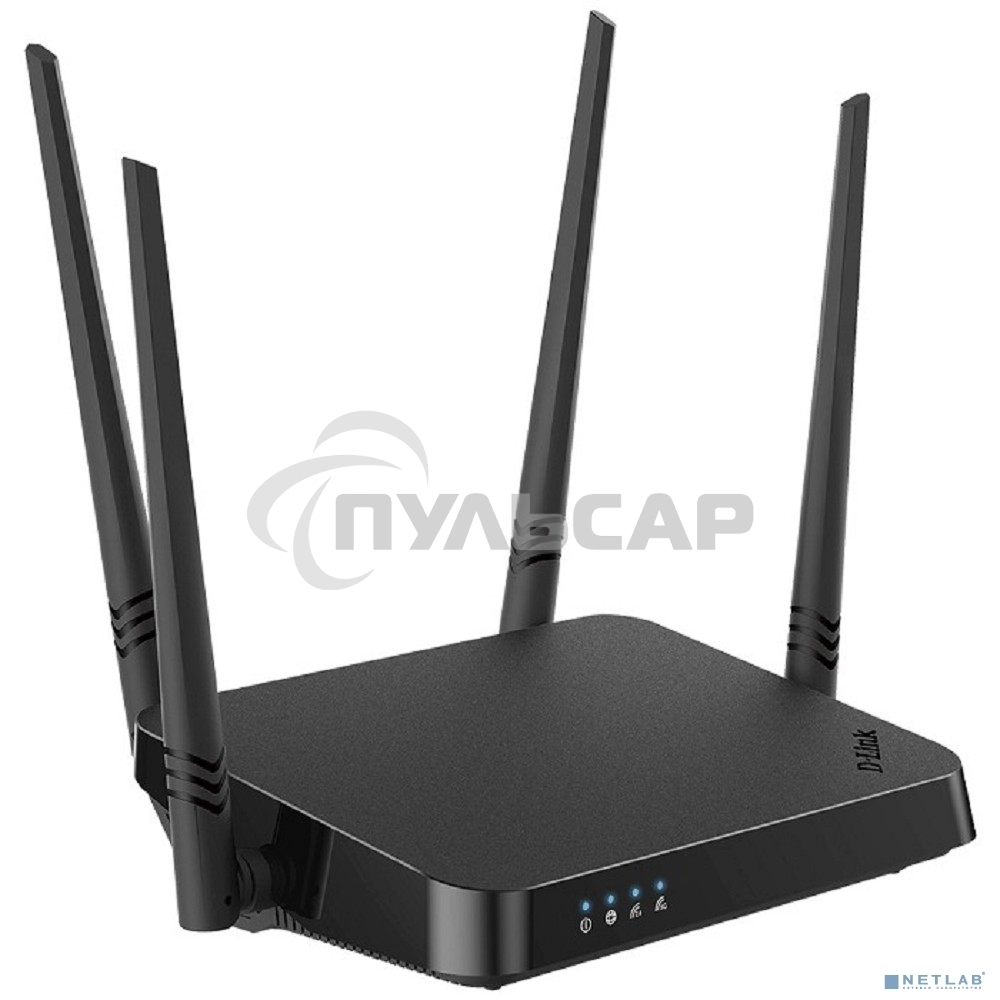Роутер D-Link DIR-822/RU/E1A, Wireless AC1200 Dual-Band Router with 1 10/100Base-TX WAN port and 4 10/100Base-TX LAN ports.802.11b/g/n compatible, 802.11AC up to 866Mbps,1 10/100Base-TX WAN port, 4 10/100B
