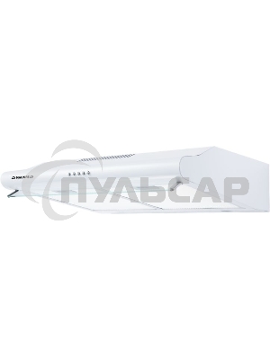 Вытяжка козырьковая Maunfeld MP-1 50 белый/прозрачный, 50 см, 520 куб. м/ч, 49 дБ