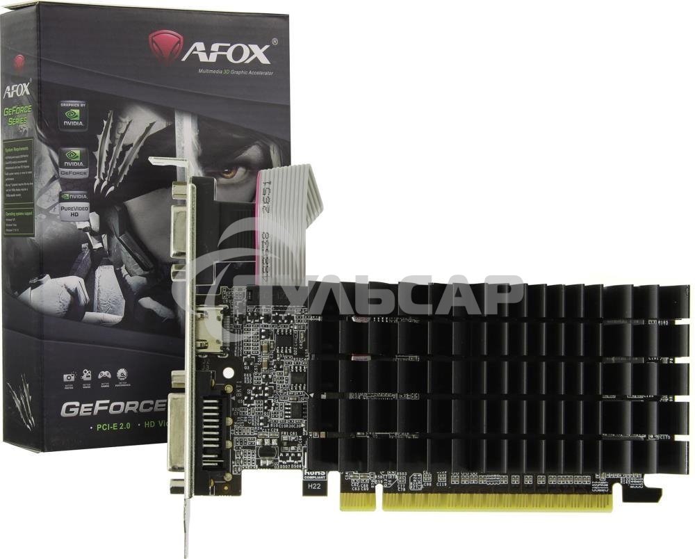 Видеокарта AFOX AF210-1024D3L5-V2 Geforce G210 1Gb DDR3 64BIT, LP Heatsink